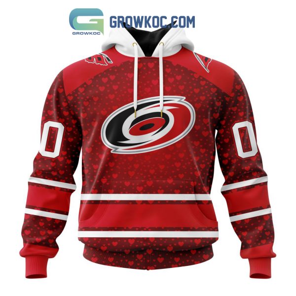 Carolina Hurricanes Valentines Day Fan Hoodie Shirts