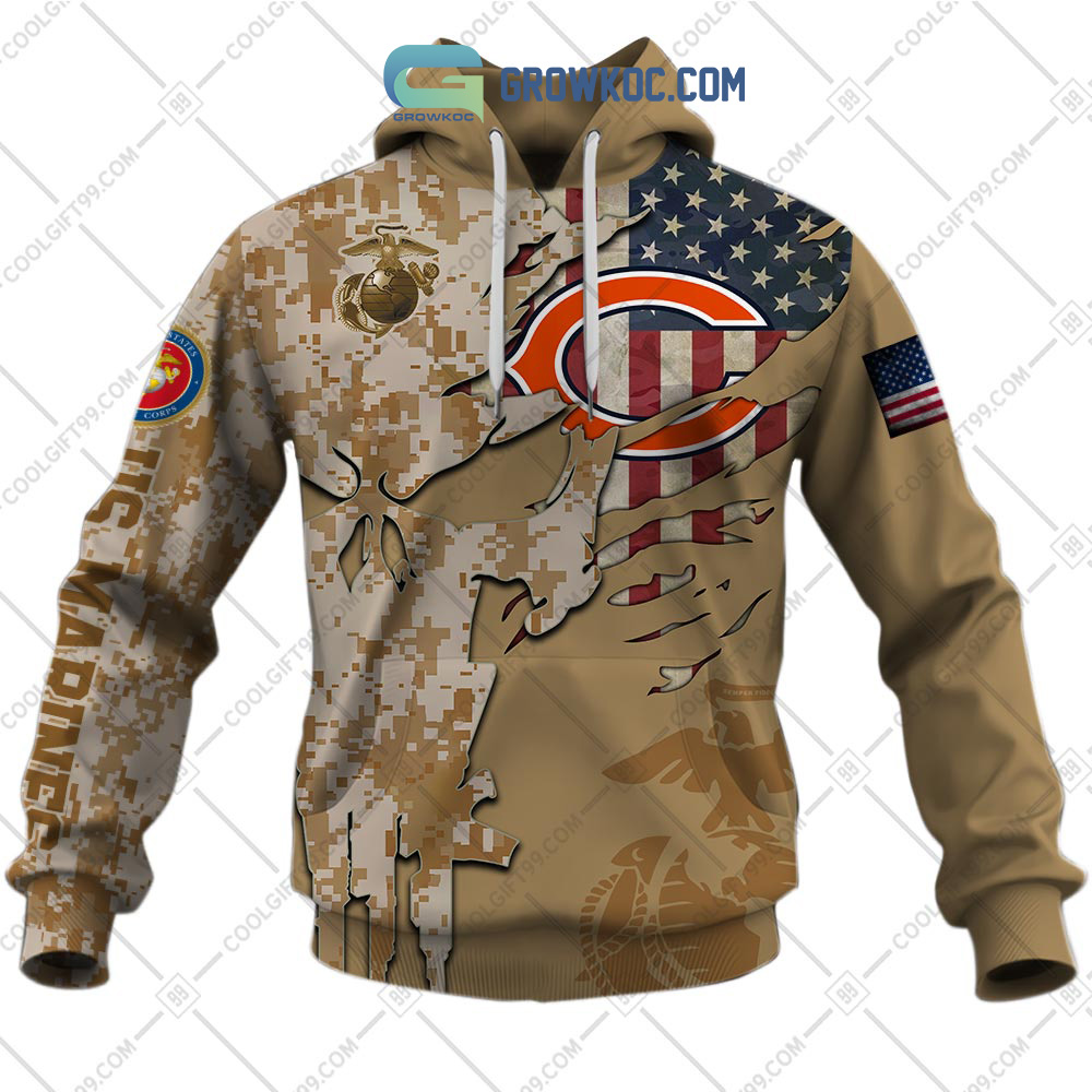 Chicago bears discount veterans day sweatshirt