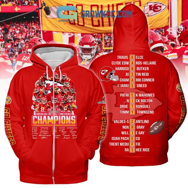 Chiefs AFC 2023 Champions Hoodie T Shirt Sweatshirt