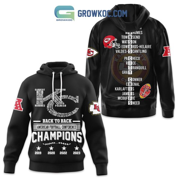 Chiefs Back To Back American Football Conference Champions Hoodie T Shirt Sweatshirt