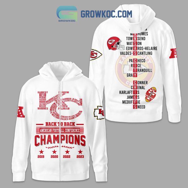 Chiefs Back To Back American Football Conference Champions Hoodie T Shirt Sweatshirt