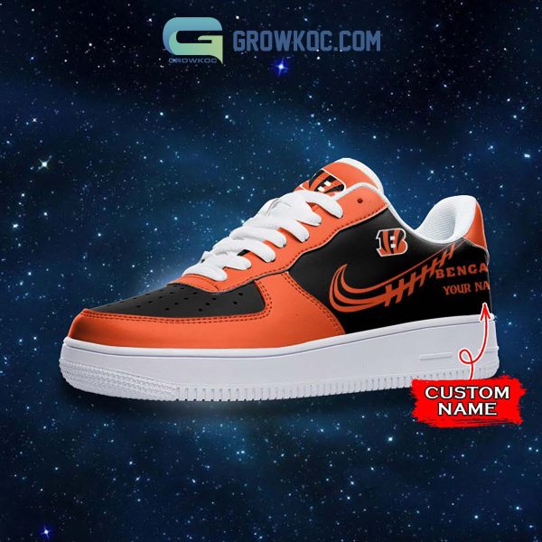 Cincinnati Bengals Personalized Air Force 1 Sneaker Shoes