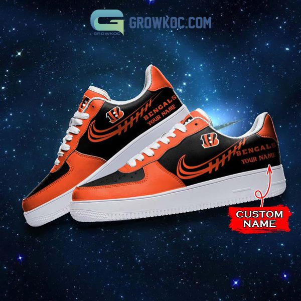 Cincinnati Bengals Personalized Air Force 1 Sneaker Shoes