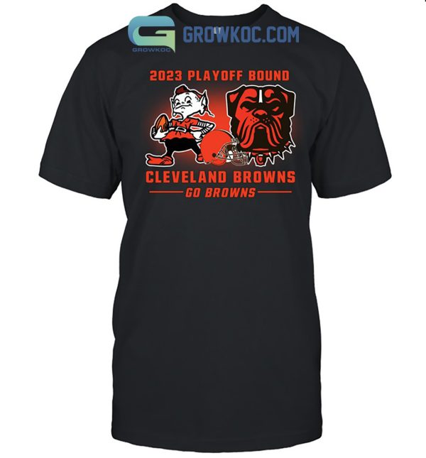 Cleveland Browns Go Browns 2023 Playoff Bound T-Shirt