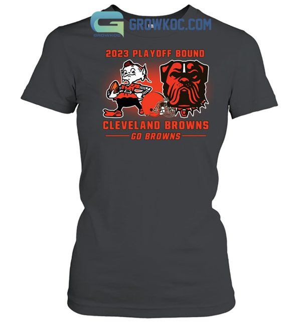 Cleveland Browns Go Browns 2023 Playoff Bound T-Shirt