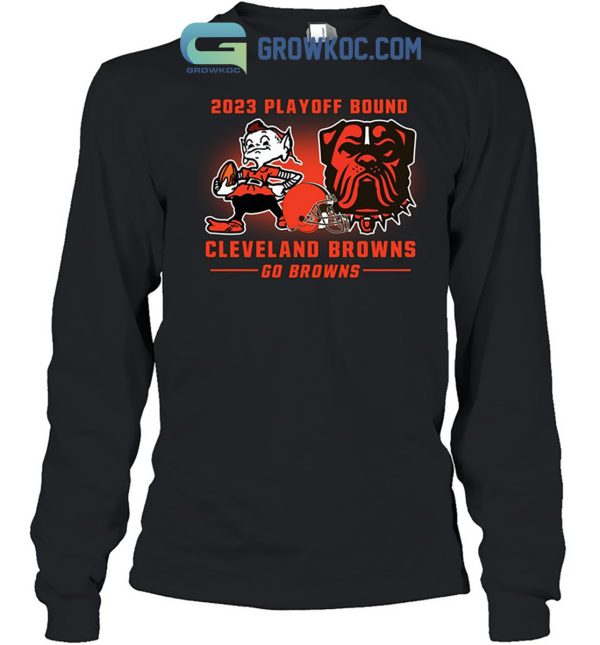 Cleveland Browns Go Browns 2023 Playoff Bound T-Shirt