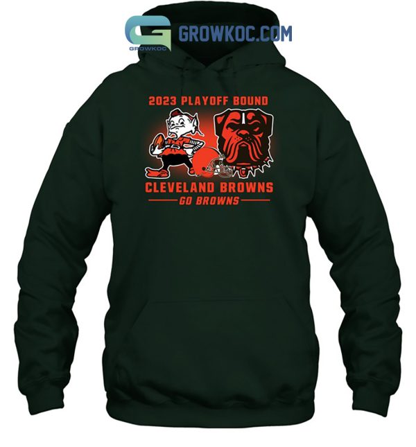 Cleveland Browns Go Browns 2023 Playoff Bound T-Shirt