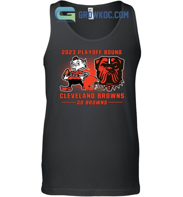 Cleveland Browns Go Browns 2023 Playoff Bound T-Shirt