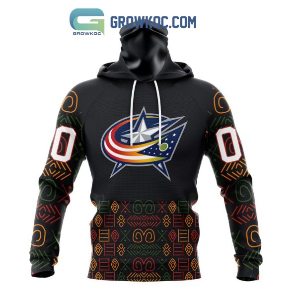 Columbus Blue Jackets Black History Month Personalized Hoodie Shirts