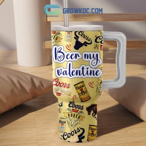 Coors Rodeo Beer My Valentine 40oz Tumbler