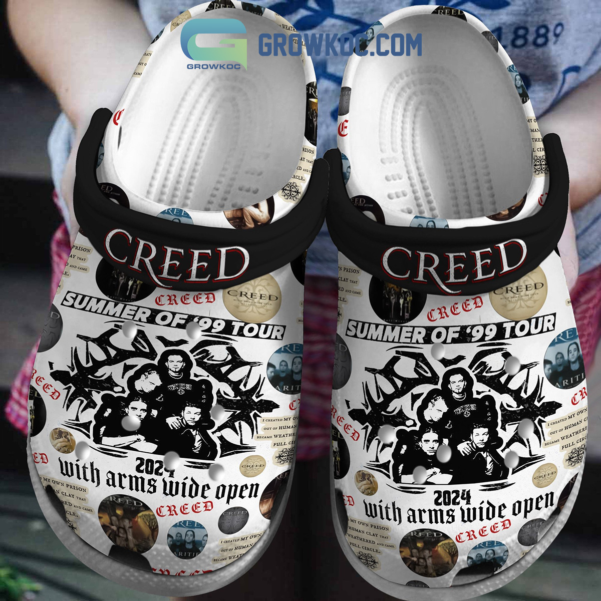 Creed Summer Of 99 Tour Fan Crocs Clogs
