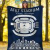 Denver Broncos Empower Field At Mile High Stadium Legends Fleece Blanket Quilt