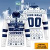 Buffalo Bills Winter Personalized Long Sleeve Polo Shirts