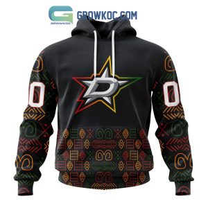 Dallas Stars Black History Month Personalized Hoodie Shirts