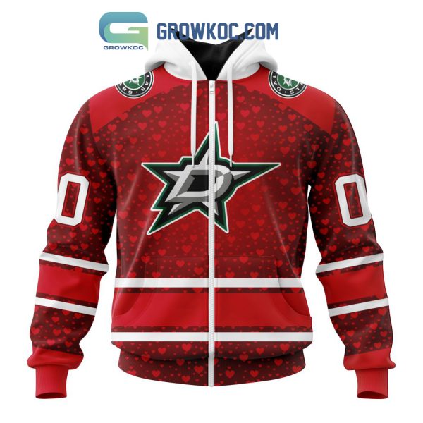 Dallas Stars Valentines Day Fan Hoodie Shirts