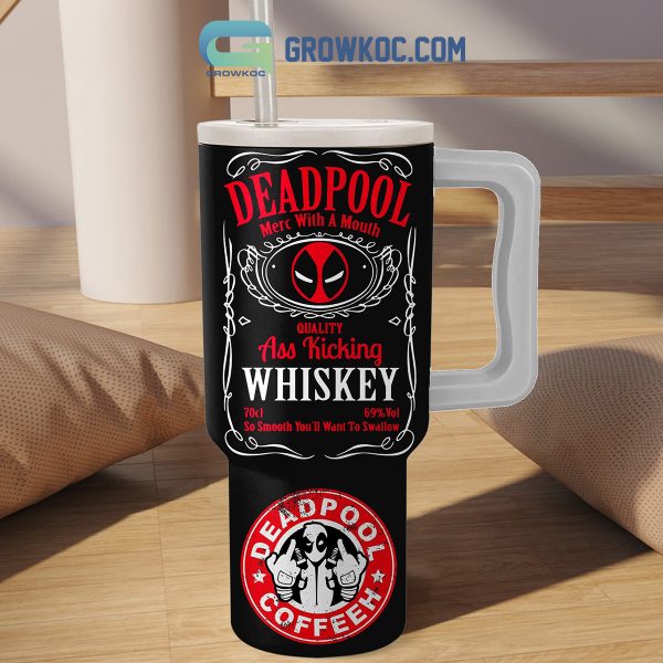 Deadpool Starbuck Coffee 40oz Tumbler