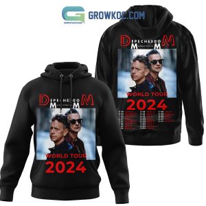 Depeche Mode World Tour 2024 Fan Hoodie Shirts