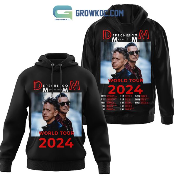 Depeche Mode World Tour 2024 Fan Hoodie Shirts