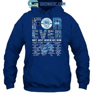 Detroit Lions For Ever Not Just When We Win T Shirt