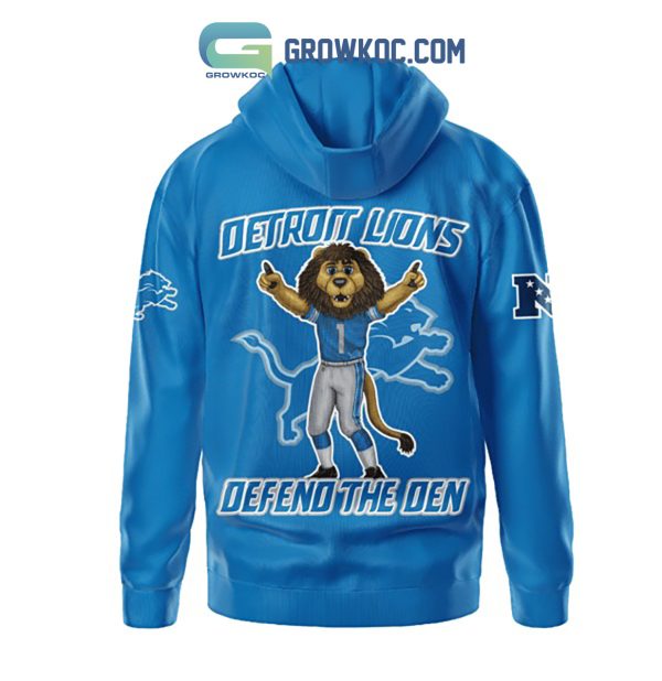 Detroit Lions NFC North Champs 2023 The Den Blue Hoodie Shirts