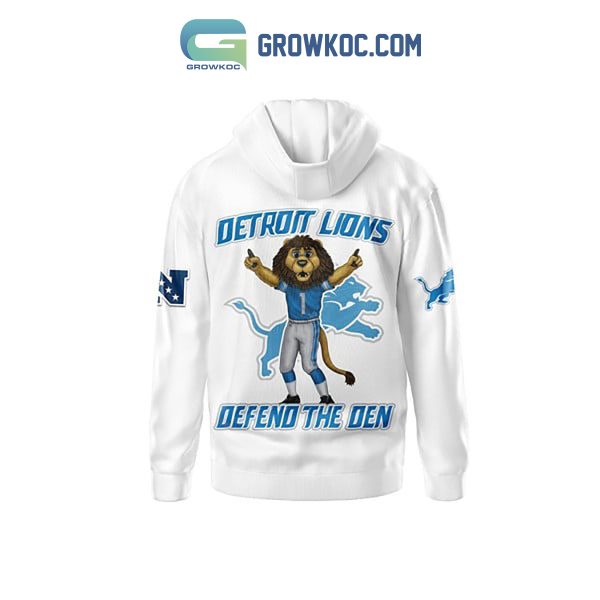 Detroit Lions NFC North Champs 2023 The Den Hoodie Shirts White