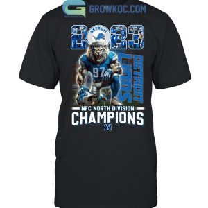 Detroit Lions NFC North Division Champions Proud Fan T-Shirt