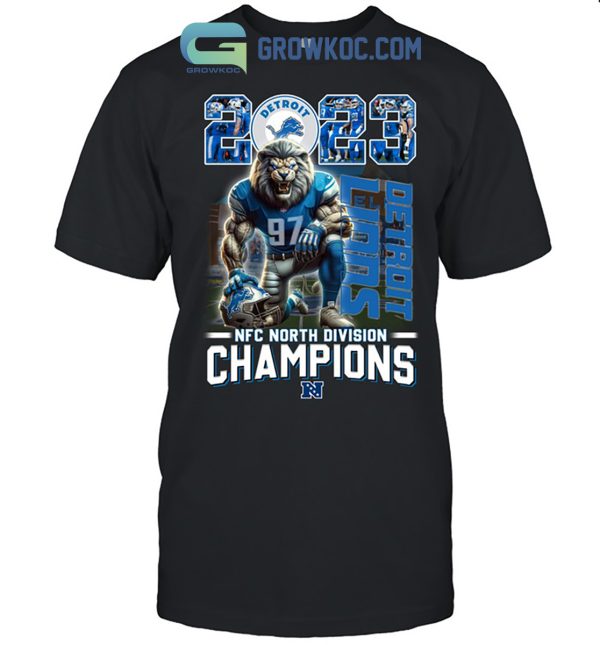 Detroit Lions NFC North Division Champions Proud Fan T-Shirt