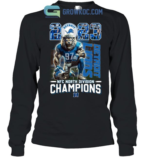 Detroit Lions NFC North Division Champions Proud Fan T-Shirt