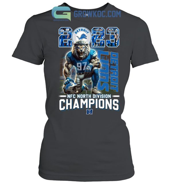 Detroit Lions NFC North Division Champions Proud Fan T-Shirt