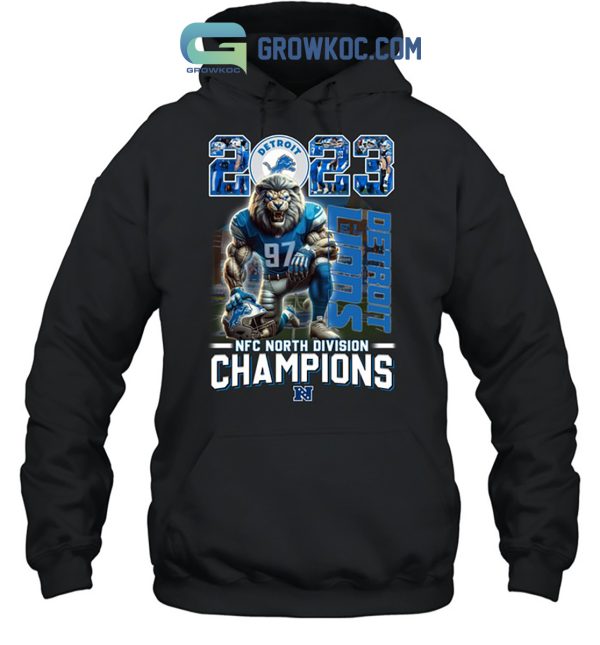 Detroit Lions NFC North Division Champions Proud Fan T-Shirt