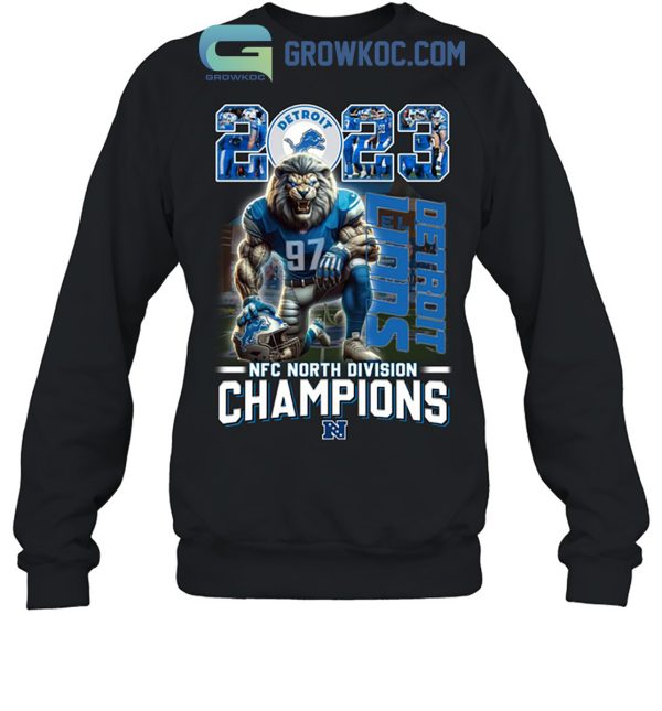 Detroit Lions NFC North Division Champions Proud Fan T-Shirt