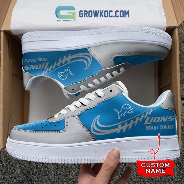 Detroit Lions Personalized Air Force 1 Sneaker Shoes