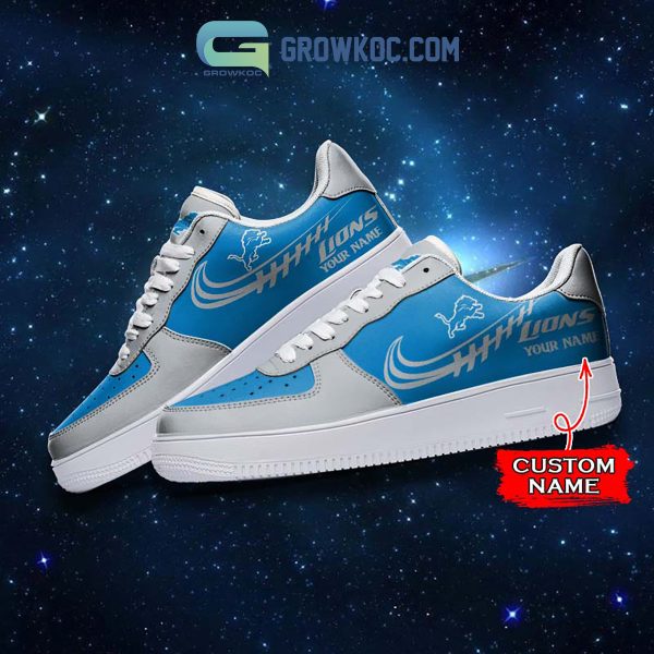 Detroit Lions Personalized Air Force 1 Sneaker Shoes