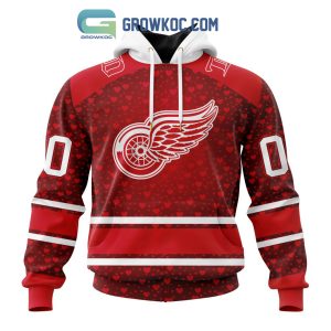 Detroit Red Wings Valentines Day Fan Hoodie Shirts