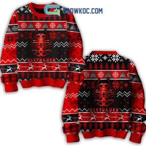 Disturbed Band Red Hell Ugly Sweater