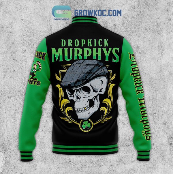 Dropkick Murphys Shamrocks Personalized Baseball Jacket