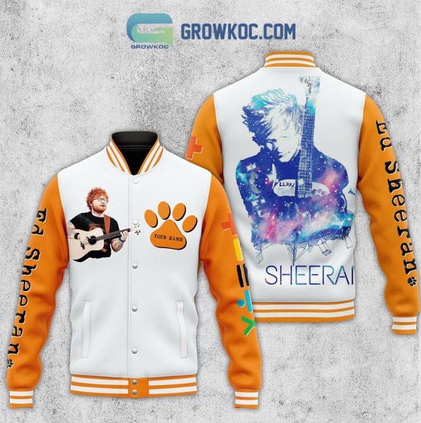 Ed Sheeran 2024 Tour Personalized Baseball Jacket