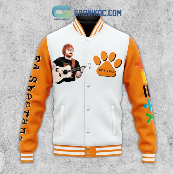 Ed Sheeran 2024 Tour Personalized Baseball Jacket