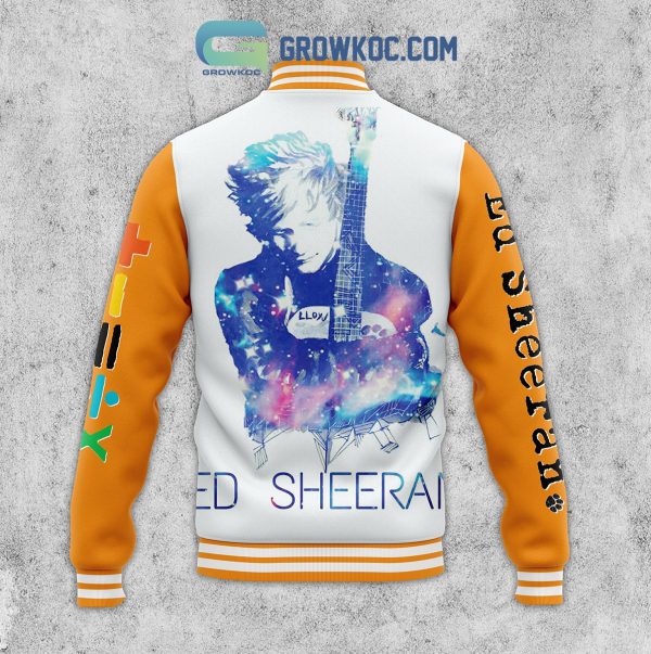 Ed Sheeran 2024 Tour Personalized Baseball Jacket