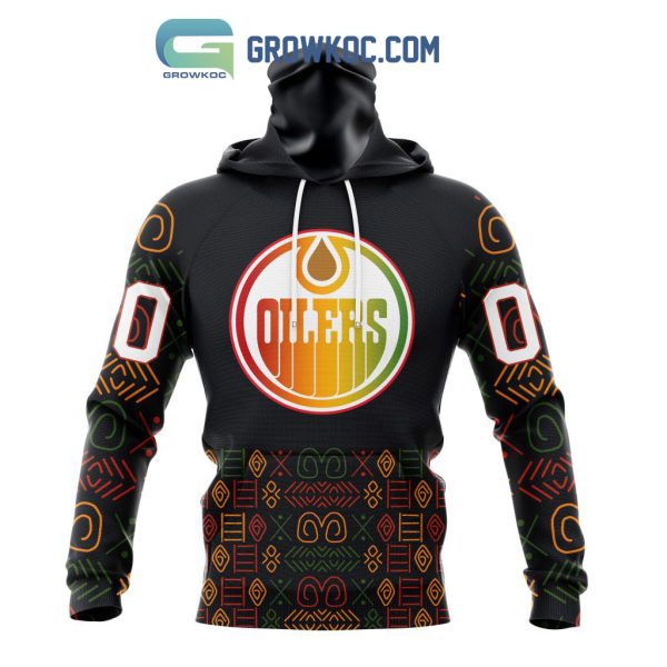 Edmonton Oilers Black History Month Personalized Hoodie Shirts