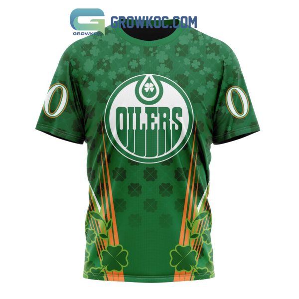 Edmonton Oilers St. Patrick’s Day Personalized Hoodie Shirts