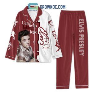 Elvis Presley Can’t Help Falling In Love Polyester Pajamas Set
