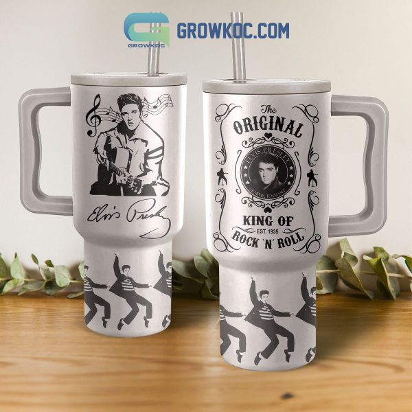 Elvis Presley King Of Roch ‘N’ Roll 40oz Tumbler