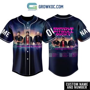 Enrique Iglesias Pitbull Ricky Tour 2024 Personalized Baseball Jersey