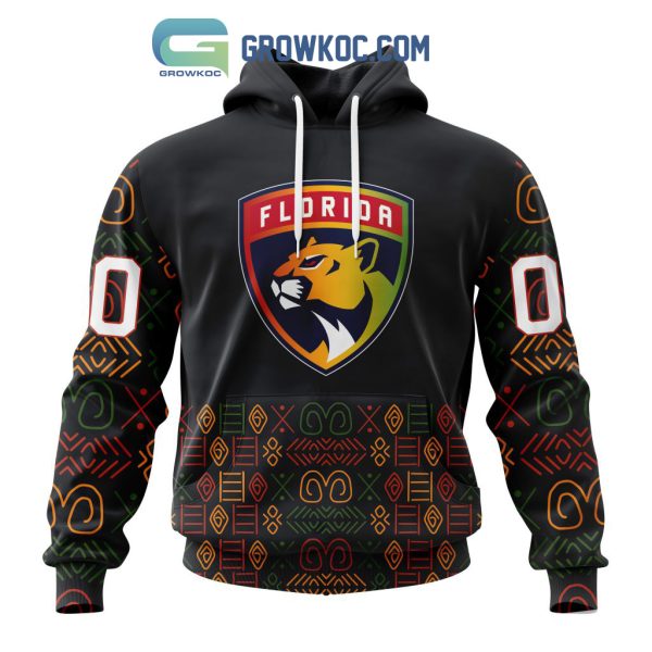 Florida Panthers Black History Month Personalized Hoodie Shirts