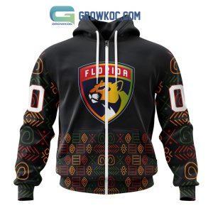 Florida Panthers Black History Month Personalized Hoodie Shirts