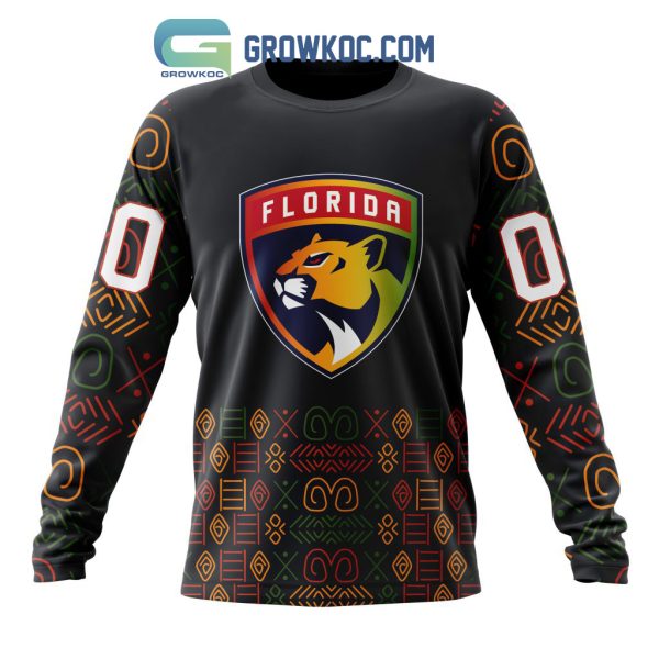 Florida Panthers Black History Month Personalized Hoodie Shirts