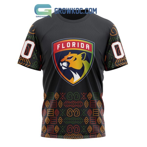 Florida Panthers Black History Month Personalized Hoodie Shirts