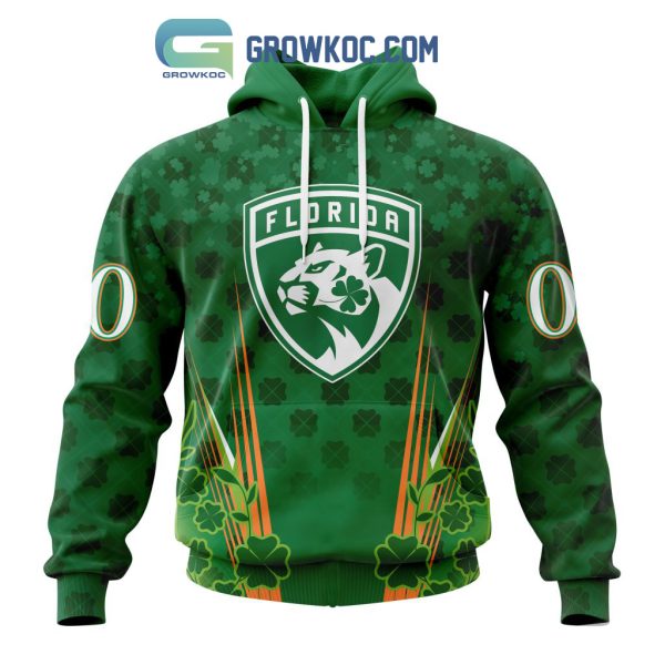 Florida Panthers St. Patrick’s Day Personalized Hoodie Shirts