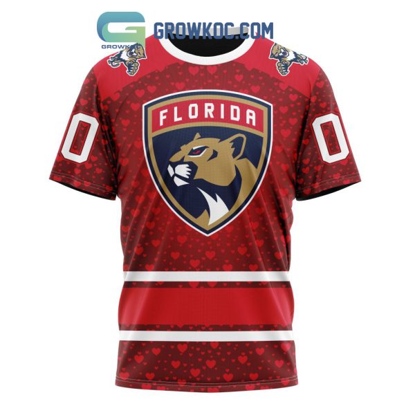 Florida Panthers Valentines Day Fan Hoodie Shirts